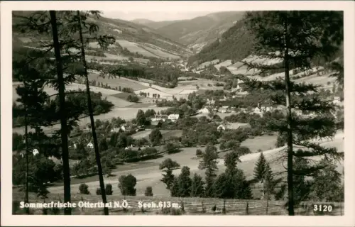 Ansichtskarte Otterthal Niederösterreich Stadtblick - Fotokarte 1932