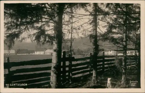 Ansichtskarte Görtschach bei Ferlach Stadtpartie Fotokarte 1928  Kärnten