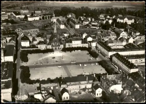 Ansichtskarte Saarlouis Luftaufnahme Grosser Markt Luftbild 1961