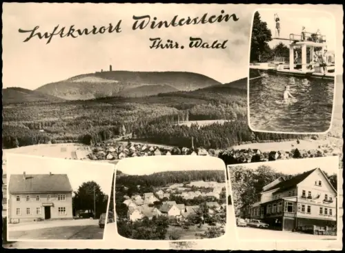 Winterstein-Waltershausen Mehrbildansicht Winterstein Gasthaus zum Hirsch 1962
