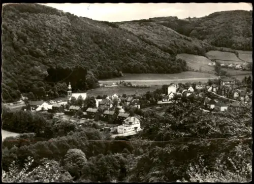 Ansichtskarte Nachrodt-Wiblingwerde Ortsansicht mit Kolonie und Obstfeld 1966