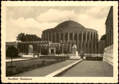 Ansichtskarte Düsseldorf Planetarium 1930