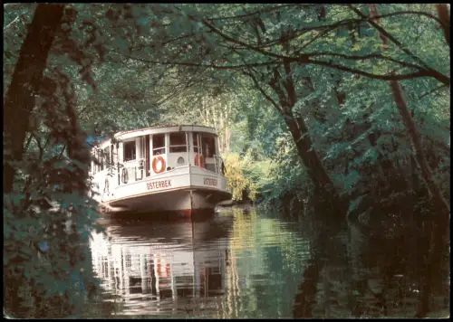 Ansichtskarte Hamburg Alsterschiff Osterbek auf Kanalfahrt 1985