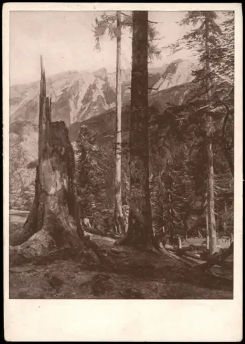 Ansichtskarte  Das Höllengebirge - Gemälde von F. G. Waldmüller 1938