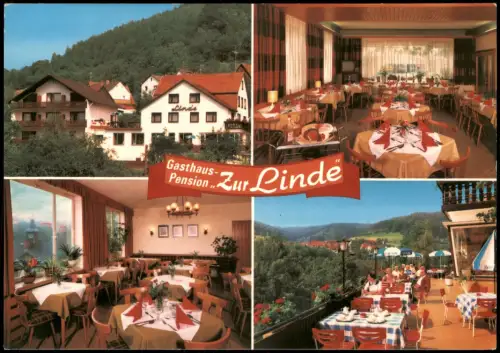 Langenthal (Odenwald) Gasthaus-Pension Zur Linde, Langenthal 1980