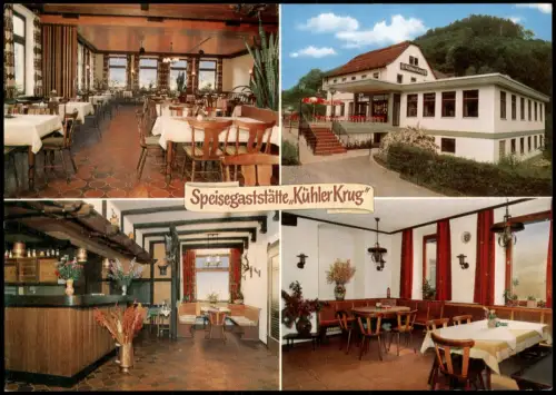 Ansichtskarte Eberbach Speisegaststätte Kühler Krug 1970