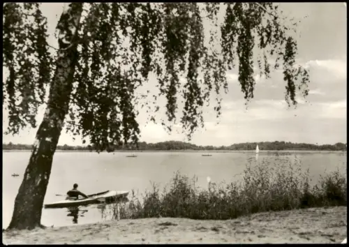Klausdorf-Am Mellensee Umland-Ansicht Partie am Meilensee zur DDR-Zeit 1976