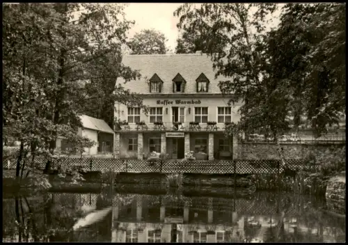 Ansichtskarte Wolkenstein Warmbad HO-Café zur DDR-Zeit 1969