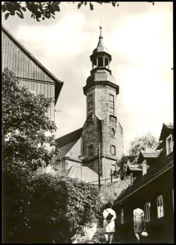 Waltersdorf Großschönau (Sachsen) DDR AK  Krs. Zittau An der Kirche 1975