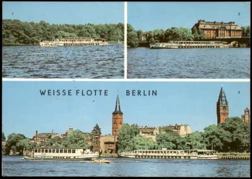 Berlin  Luxusschiff   Langen See   Köpenicker Schloß Köpenicker Becken 1971