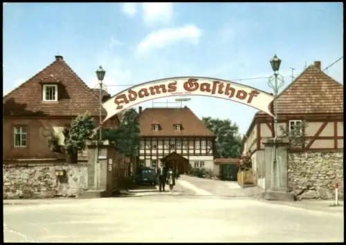 Ansichtskarte Moritzburg Adams Gasthof zur DDR-Zeit 1975