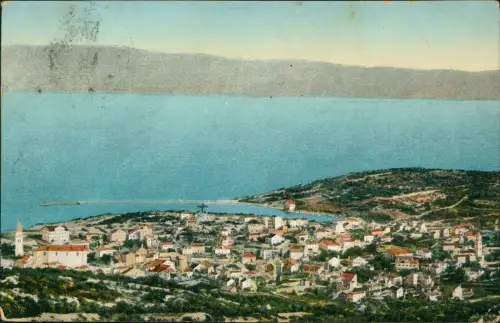 Lussingrande Veli Lošinj Groß-Lötzing, Blick über die Stadt 1914