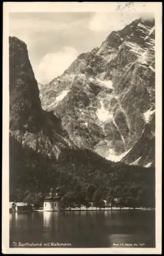 St. Bartholomä-Schönau am Königssee St. Bartholomä am Königssee 1929