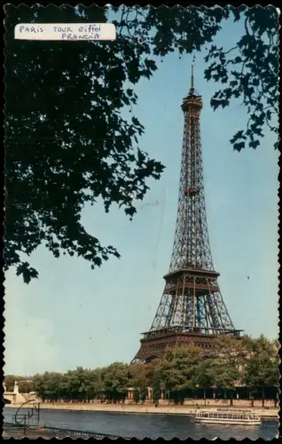 CPA Paris Eiffelturm mit der Seine 1969