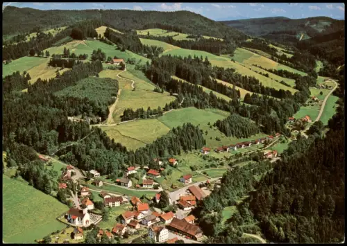 .Bayern Luftaufnahme Allgäu Kreuzthal, Feriengebiet Oberallgäu 1982