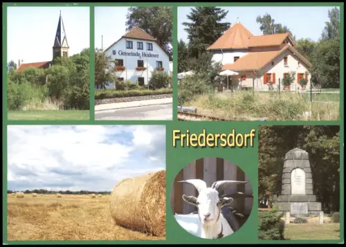 Friedersdorf Neusalza-Spremberg   mit Kirche, Gemeindehaus Kriegerdenkmal 2010