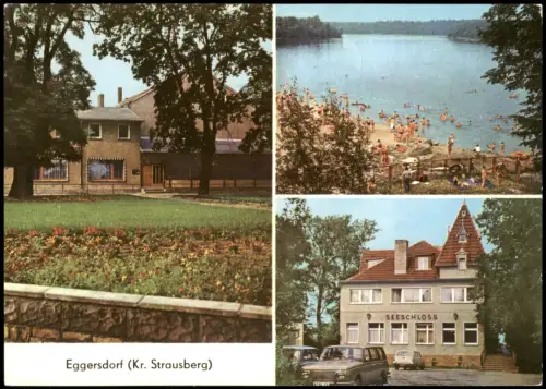 Eggersdorf Schulungsheim  Bötzsee, Hotel und Gaststätte Seeschloß 1977