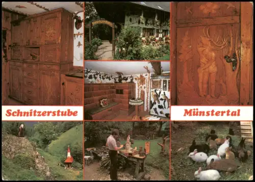 Münstertal Schwarzwald Schnitzerstube   Riesterer    Werkstattansichten 1980