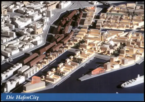 HafenCity-Hamburg Städtebauliches Modell der HafenCity Hamburg 2000