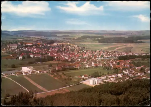 Altshausen Luftaufnahme Gesamtansicht v. Flugzeug aus, Luftbild 1971