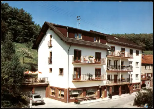 Odenwald  Café-Speisegaststätte-Pension Raubacher Höhe im Odenwald 1980