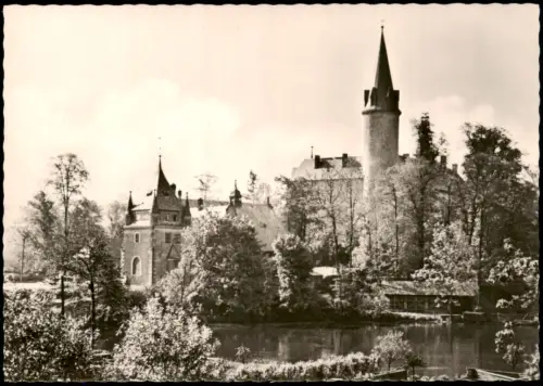 Ansichtskarte Neuhausen (Erzgebirge) Schloss Purschenstein zur DDR-Zeit 1962