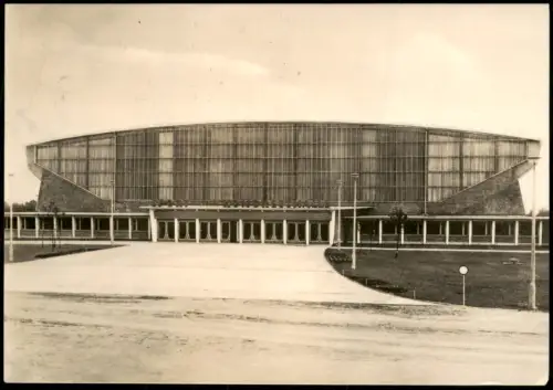 Ansichtskarte Schwerin Sport- und Kongresshalle 1964