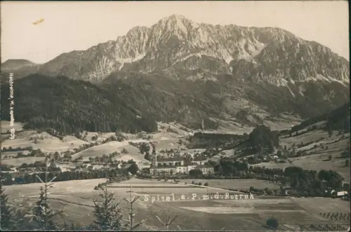 Ansichtskarte Spital am Pyhrn Blick auf die Stadt - Fotokarte 1912