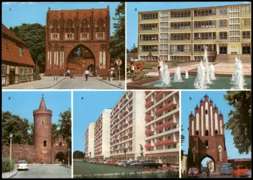 Neubrandenburg Stargarder Tor, Dr.-Th.-Neubauer-Oberschule,  Leninstraße g1973