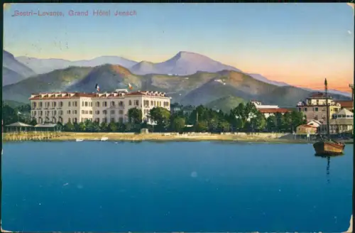 Cartolina Sestri Levante Séstri Grand Hotel Jensch 1914