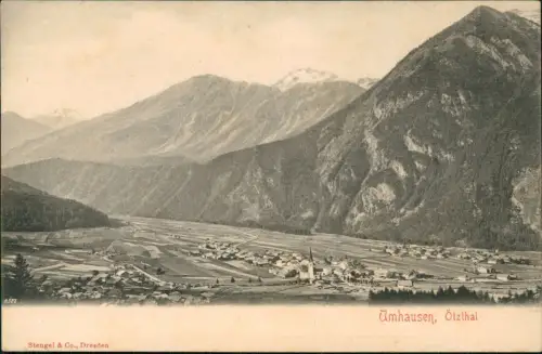 Ansichtskarte Umhausen Stadt Ötzthal Tirol 1912