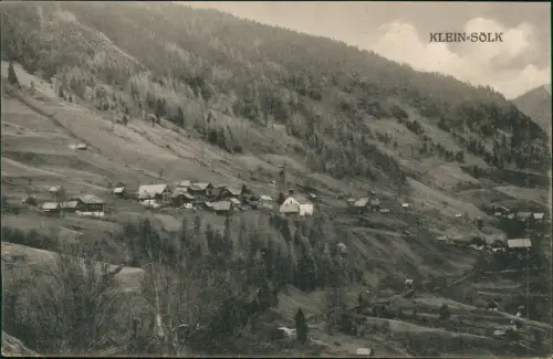 Ansichtskarte Kleinsölk Steiermark Blick auf den Ort 1915