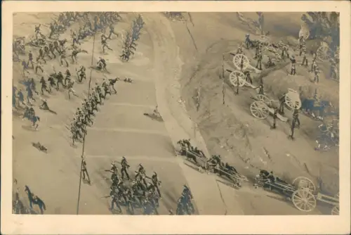 Ansichtskarte Wien Zinnsoldaten Ausstellung Schlacht Mars-la-Tour 1915