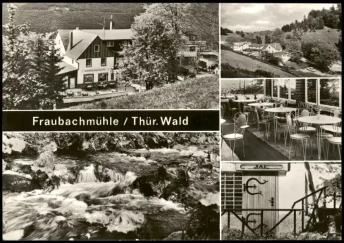 Ansichtskarte Frauenwald Gaststätte Fraubachmühle 1981
