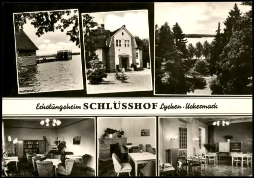 Ansichtskarte Lychen Erholungsheim Schlüsshof 1967