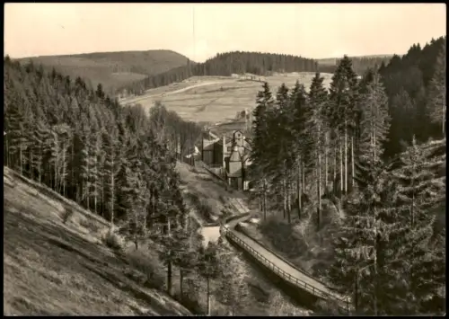 Ansichtskarte Johanngeorgenstadt Blick nach Unterjugel 1965