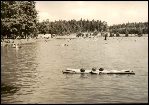 Ansichtskarte Neuwürschnitz Waldbad Neuwürschnitz 1974