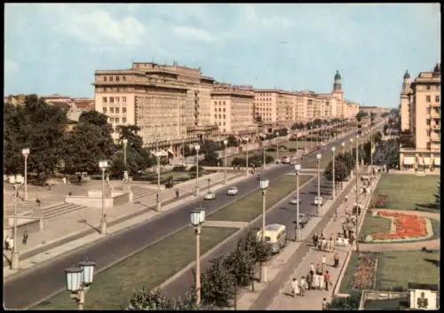Berlin Karl-Marx-Allee / Stalinallee / Große Frankfurter Straße  1961