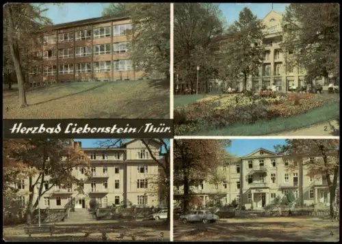 Bad Liebenstein Diagnostik- und Therapiegebäude, Kurhaus, Kurheime 1968