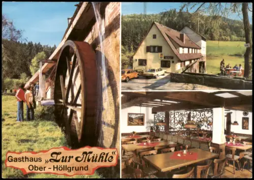 Waldbrunn (Odenwald) Gasthaus Zur Mühle, Waldbrunn-Oberhöllgrund 1980