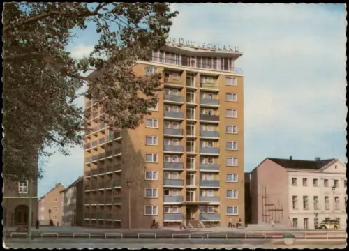 Rostock Hochhaus Ansichtskarte 1962