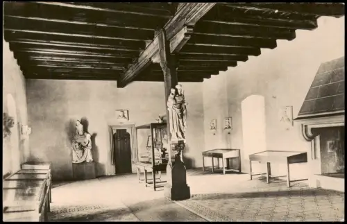 Postcard Karlstein Karlštejn Burg Karlstein. Saal der Luxemburger 1968