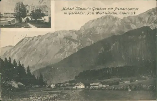 Weichselboden Steiermark Michael Jllmaier's Gasthaus Gschöder 2 Bild 1925