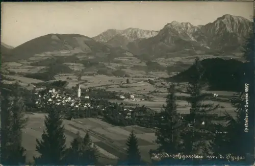 Ansichtskarte Windischgarsten Blick auf die Stadt - Fotokarte 1925