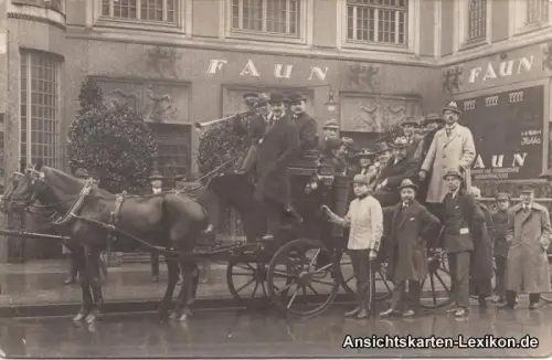 Mitte-Berlin Weinhaus und Restaurant „Faun“ Friedrichstraße 165 Kutsche 1914
