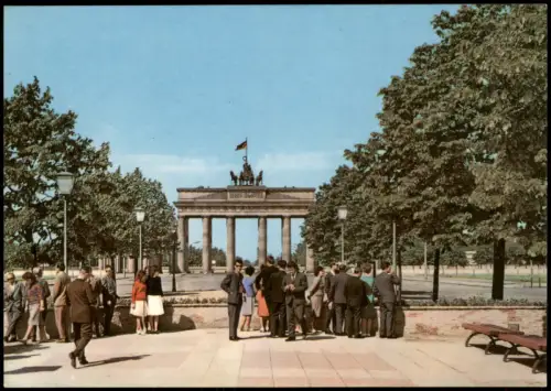 Ansichtskarte Mitte-Berlin Brandenburger Tor 1969
