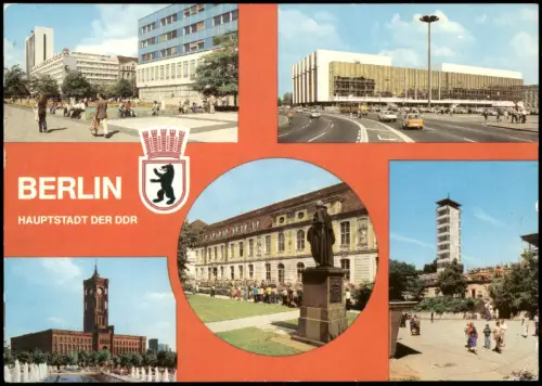 Mitte-Berlin Lindencorso, Interhotel "Unter den Linden Palast   Republik  g1983