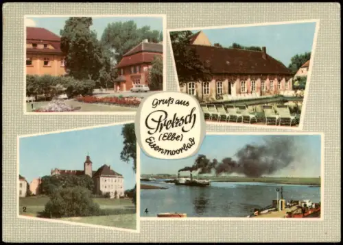 Pretzsch-Bad Schmiedeberg Eisenmoorbad, Kinderheim, Kurheim, Elbfähre 1964