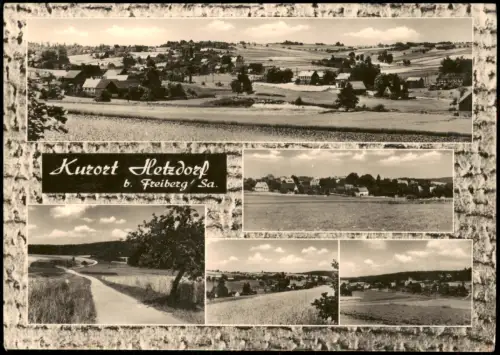 Hetzdorf-Halsbrücke Mehrbildansicht Kurort Hetzdorf mit Gasthaus Erholung 1963