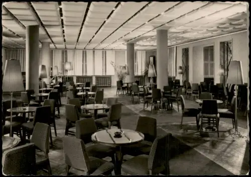 Ansichtskarte Prenzlau Innenansicht Tanzcafé Hotel Uckermark 1961
